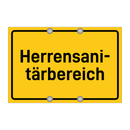 Herrensani­tärbereich