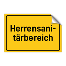Herrensani­tärbereich