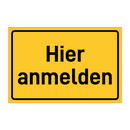 Hier anmelden