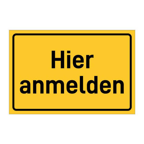 Hier anmelden