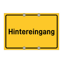 Hintereingang