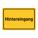 Hintereingang