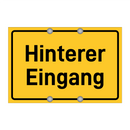 Hinterer Eingang