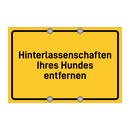 Hinterlassenschaften Ihres Hundes entfernen