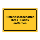 Hinterlassenschaften Ihres Hundes entfernen