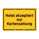 Hotel akzeptiert nur Kartenzahlung
