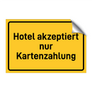 Hotel akzeptiert nur Kartenzahlung
