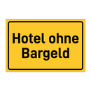 Hotel ohne Bargeld