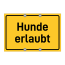 Hunde erlaubt