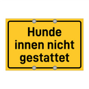 Hunde innen nicht gestattet