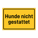 Hunde nicht gestattet
