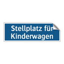 Stellplatz für Kinderwagen