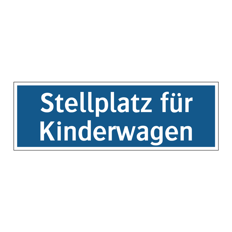 Stellplatz für Kinderwagen