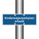 Kinderwagenparkplatz erlaubt