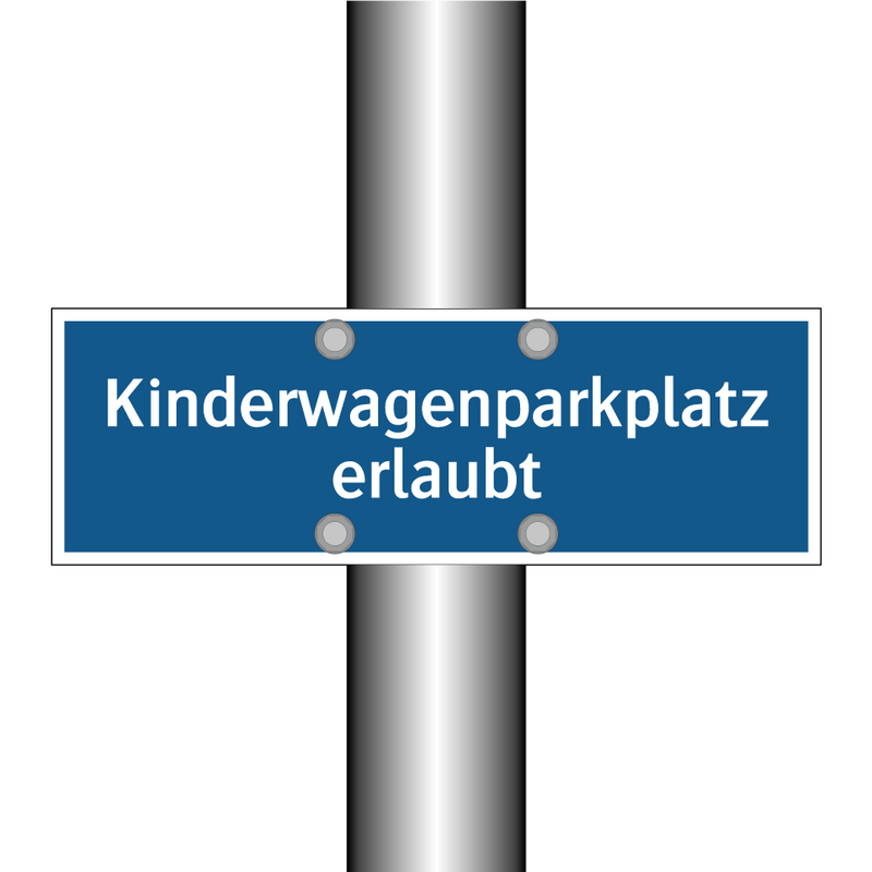 Kinderwagenparkplatz erlaubt
