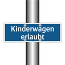 Kinderwagen erlaubt