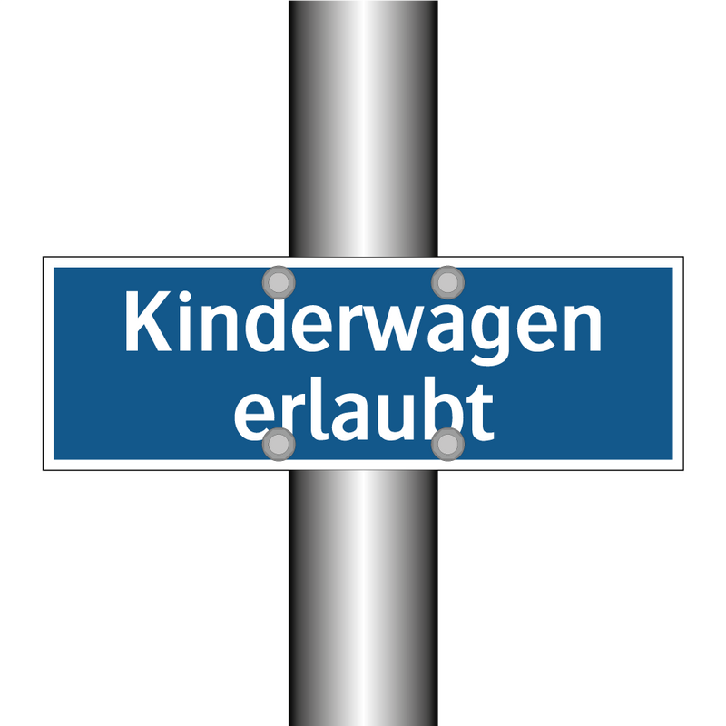 Kinderwagen erlaubt