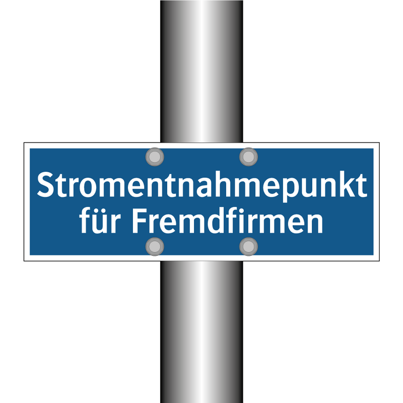 Stromentnahmepunkt für Fremdfirmen