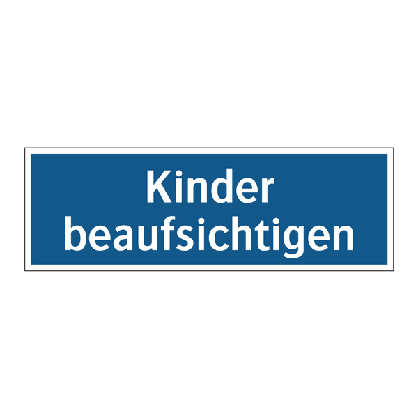 Kinder beaufsichtigen