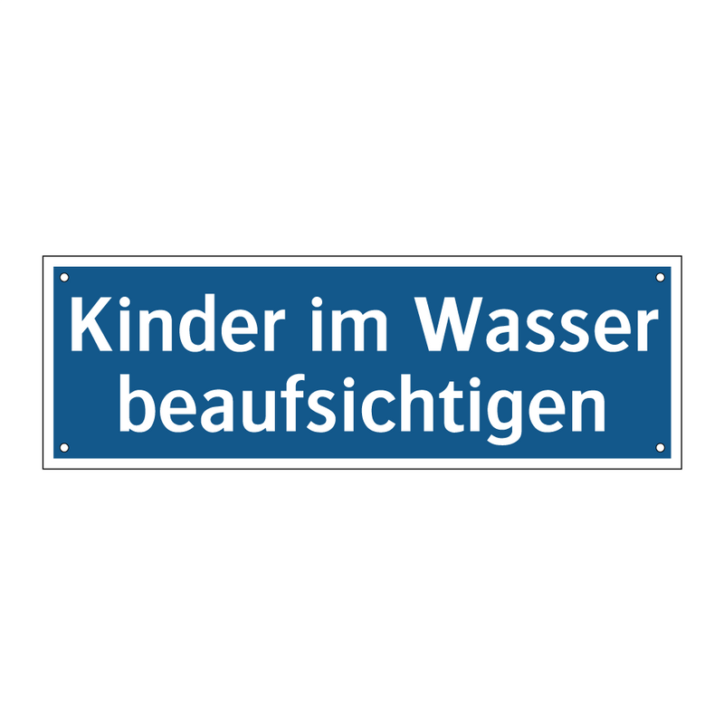 Kinder im Wasser beaufsichtigen