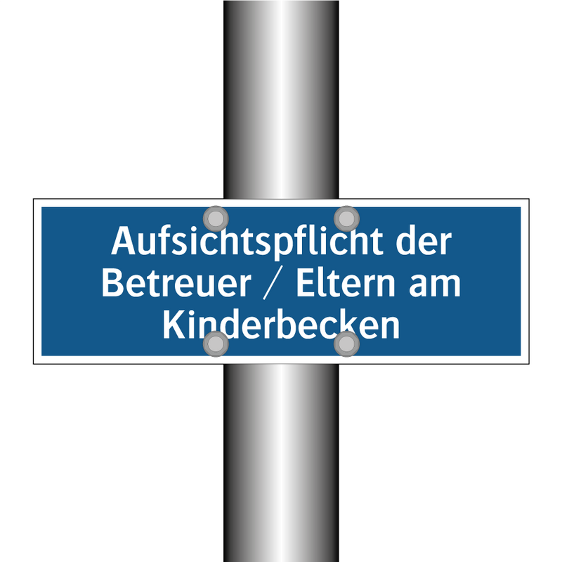 Aufsichtspflicht der Betreuer / Eltern am Kinderbecken