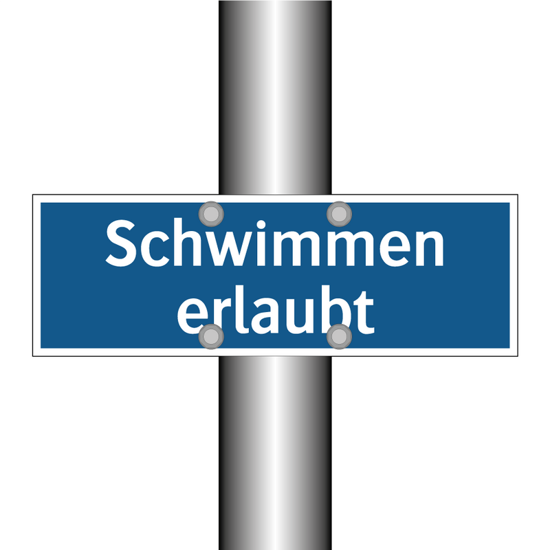 Schwimmen erlaubt