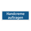 Handcreme auftragen
