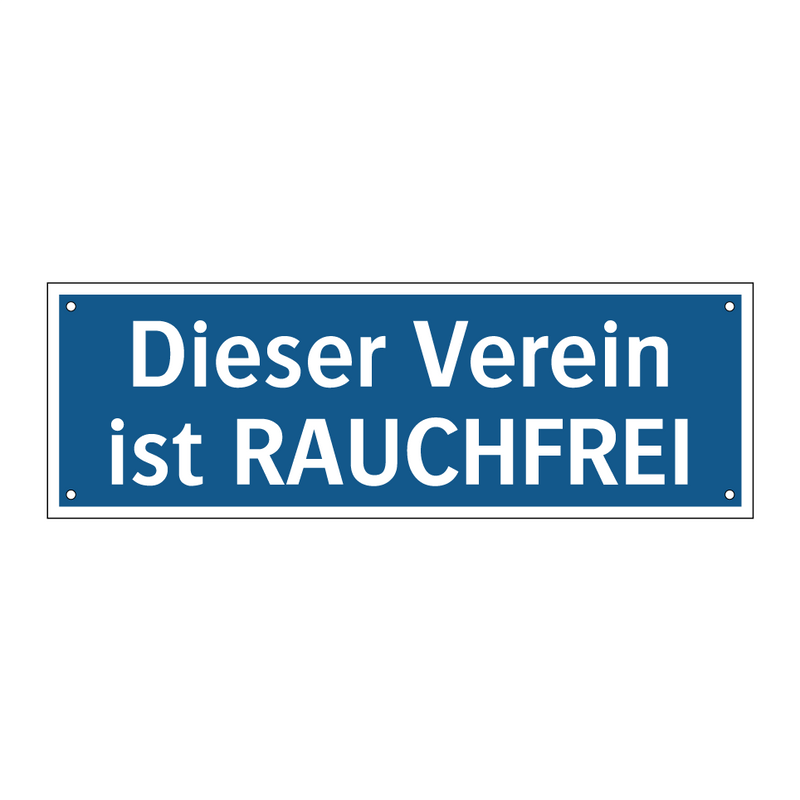 Dieser Verein ist RAUCHFREI