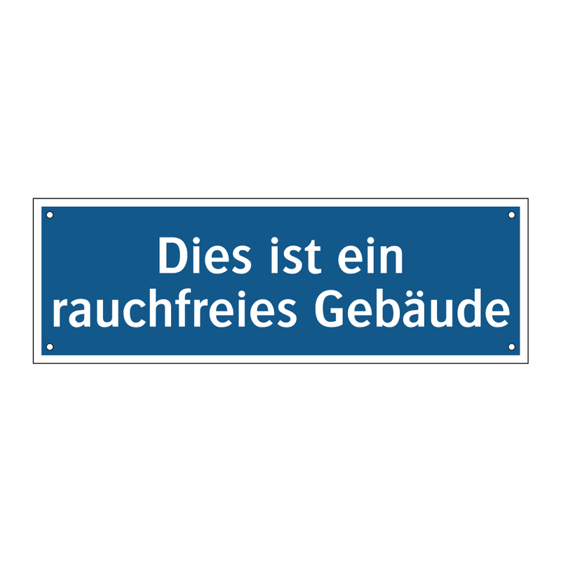 Dies ist ein rauchfreies Gebäude