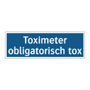 Toximeter obligatorisch tox