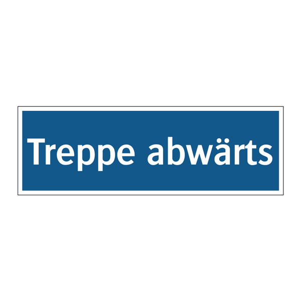 Treppe abwärts