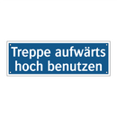 Treppe aufwärts hoch benutzen