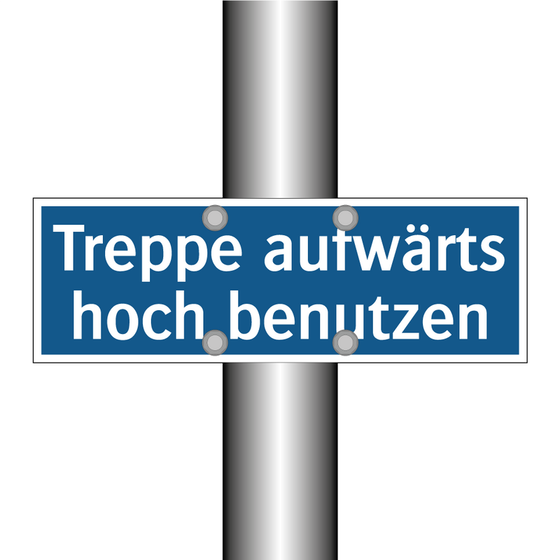 Treppe aufwärts hoch benutzen