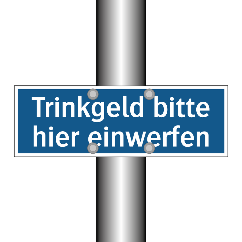 Trinkgeld bitte hier einwerfen
