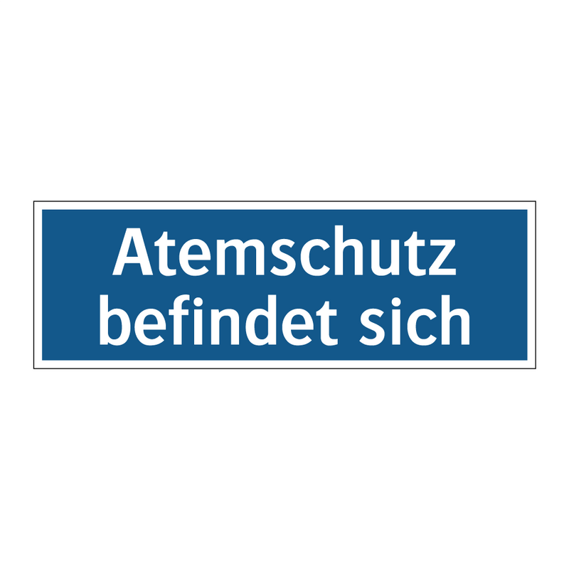 Atemschutz befindet sich