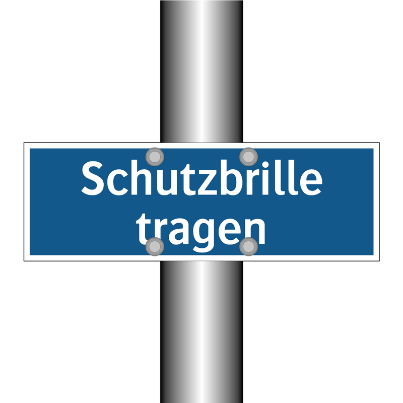 Schutzbrille tragen