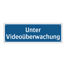 Unter Videoüberwachung
