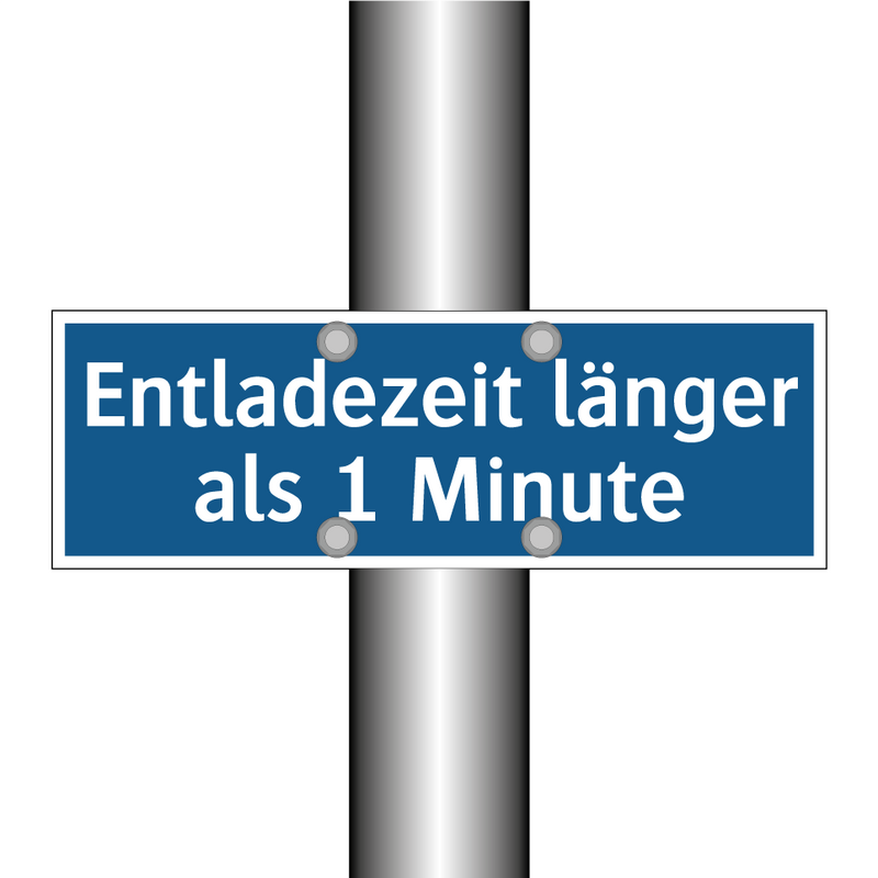 Entladezeit länger als 1 Minute