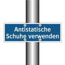 Antistatische Schuhe verwenden