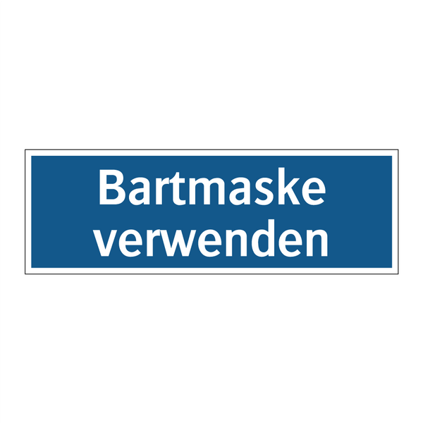 Bartmaske verwenden