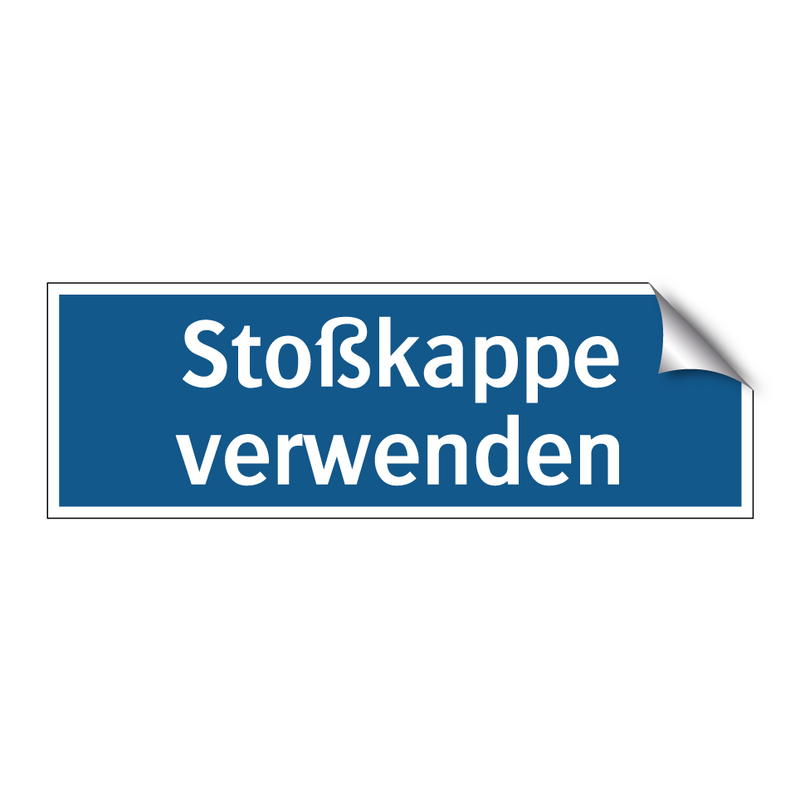 Stoßkappe verwenden