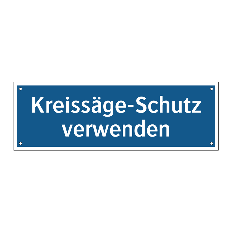Kreissäge-Schutz verwenden