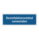 Desinfektionsmittel verwenden