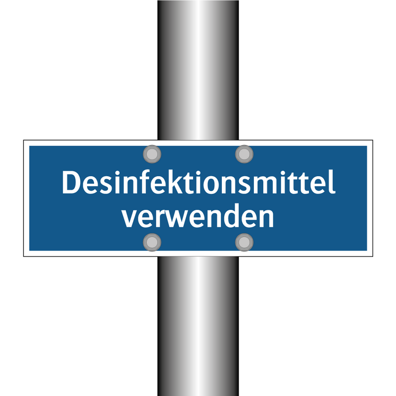 Desinfektionsmittel verwenden