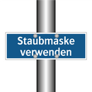 Staubmaske verwenden
