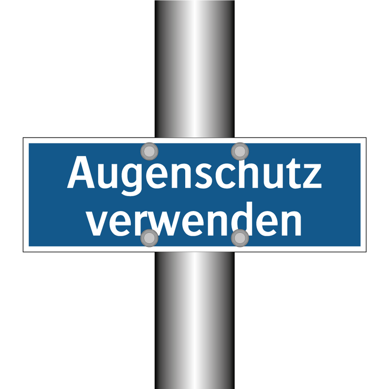 Augenschutz verwenden