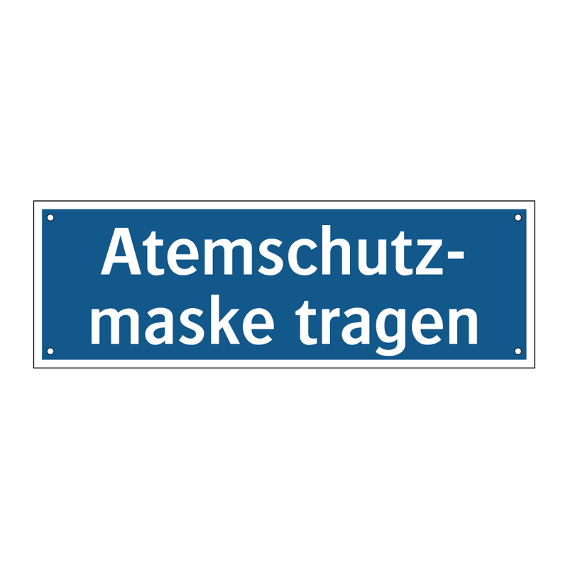 Atemschutz- maske tragen