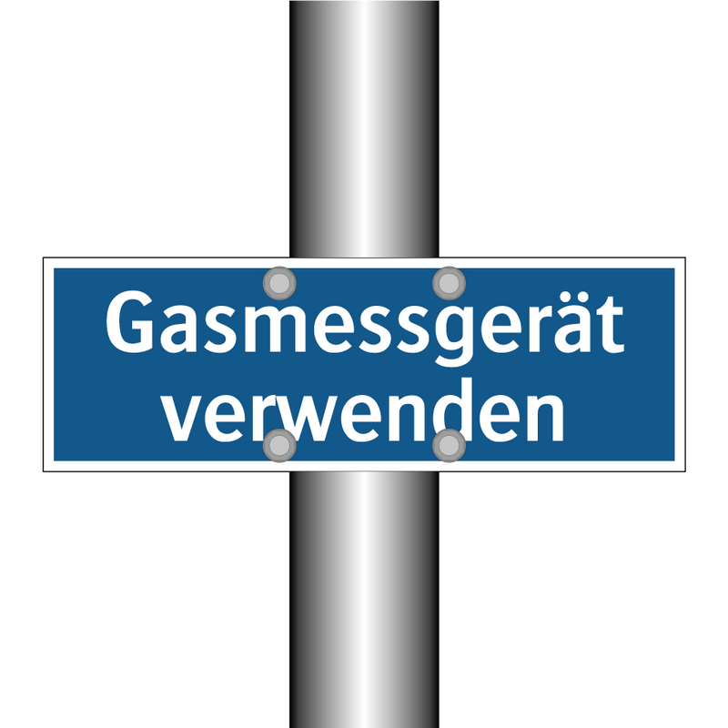 Gasmessgerät verwenden