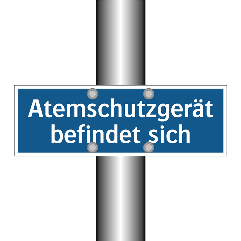 Atemschutzgerät befindet sich