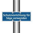 Schutzvorrichtung für Säge verwenden
